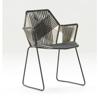 Tropicalia Chair with armrest Polymer Moroso